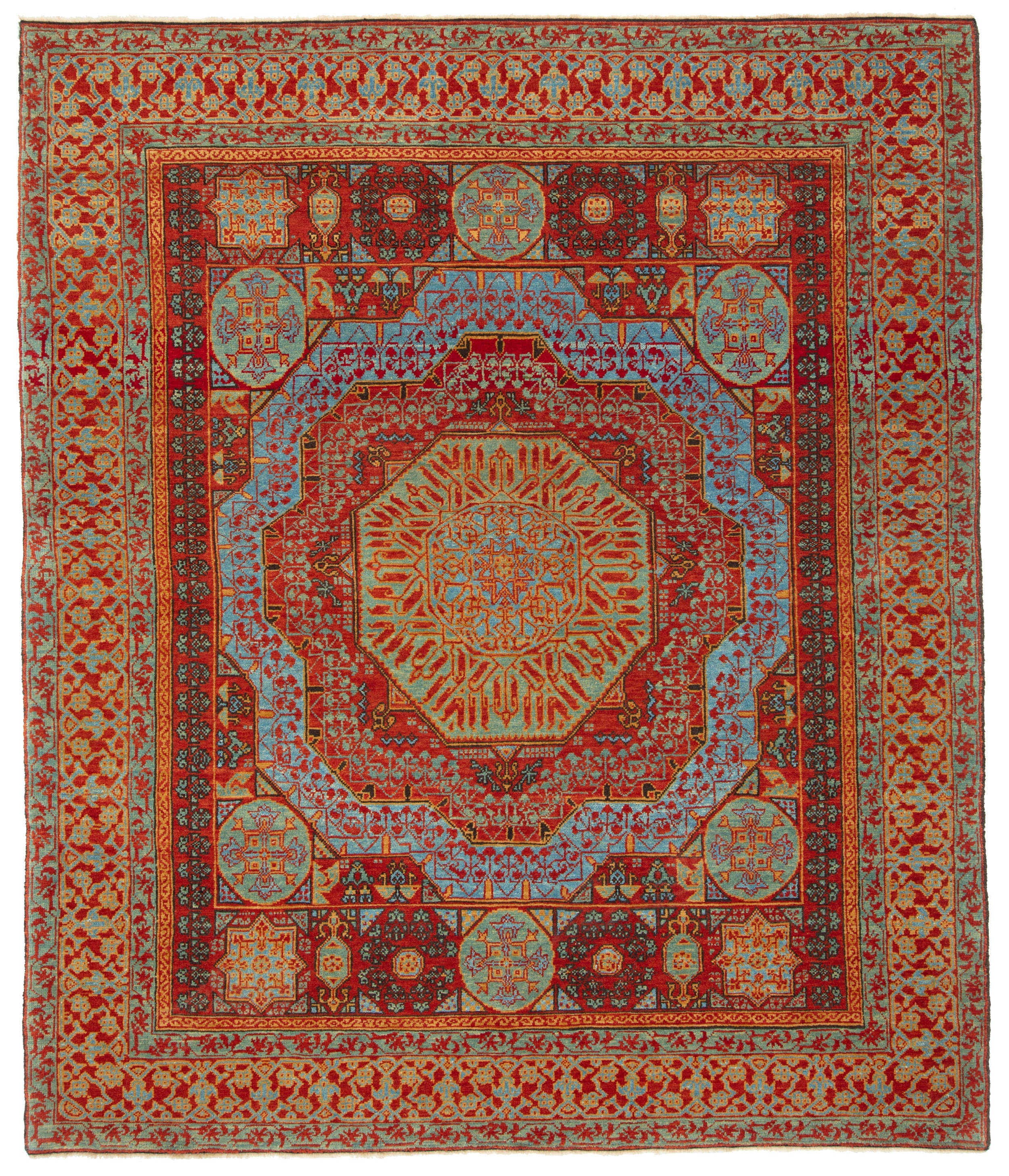 Mamluk Rug with Cusped Medallion - ART00736 – Ararat Rugs