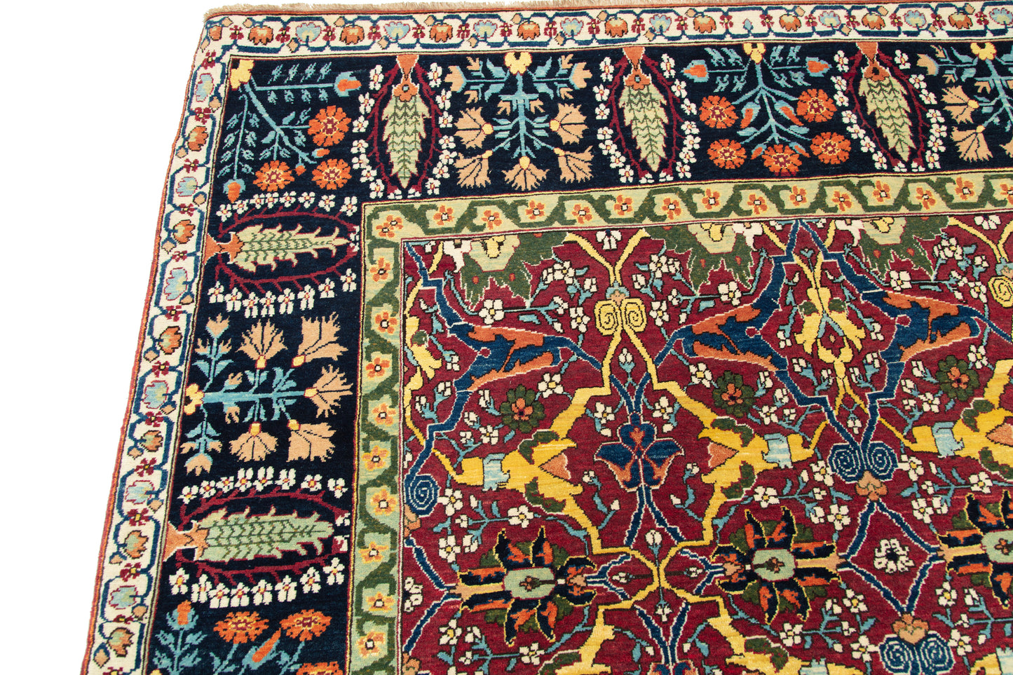 Kerman Vase Technique Arabesque Carpet