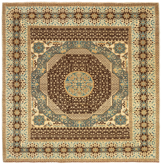 Mamluk Rug with Cusped Medallion