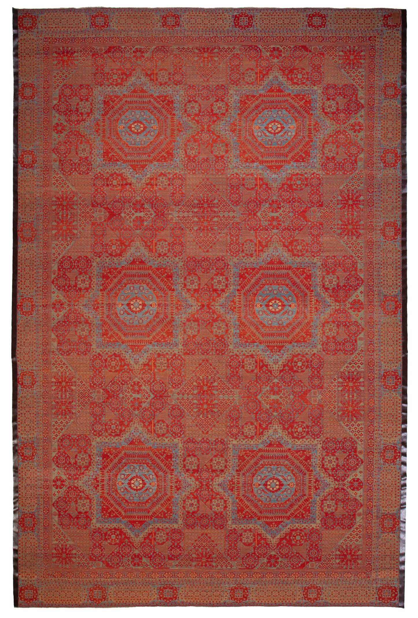 Oversized Mamluk Rug with 6 Stars