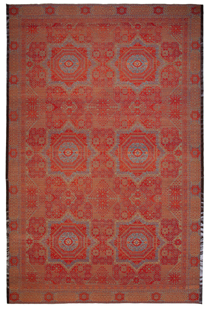 Oversized Mamluk Rug with 6 Stars