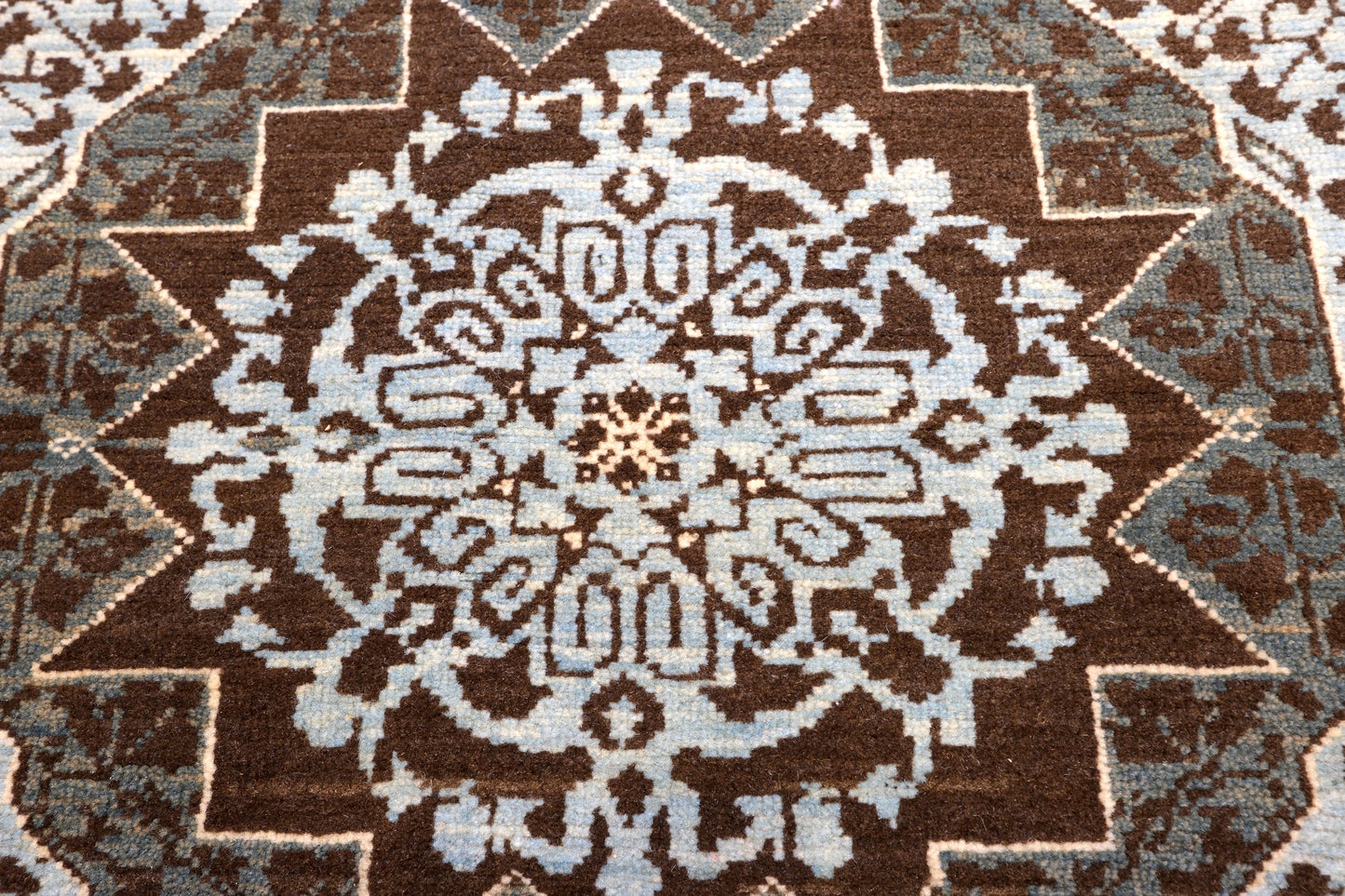 Oversized Mamluk Revival Carpet with Central Octagonal Medallion