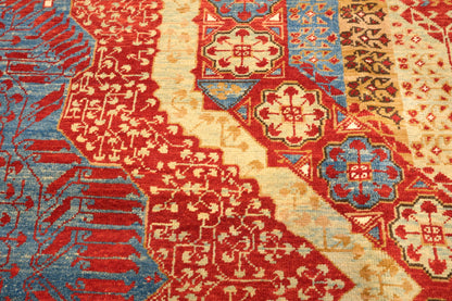 Grand Mamluk Revival Carpet with Twin Medallions