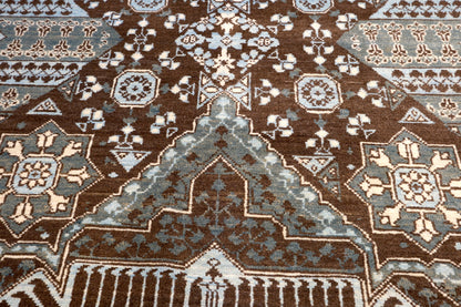 Oversized Mamluk Revival Carpet with Central Octagonal Medallion