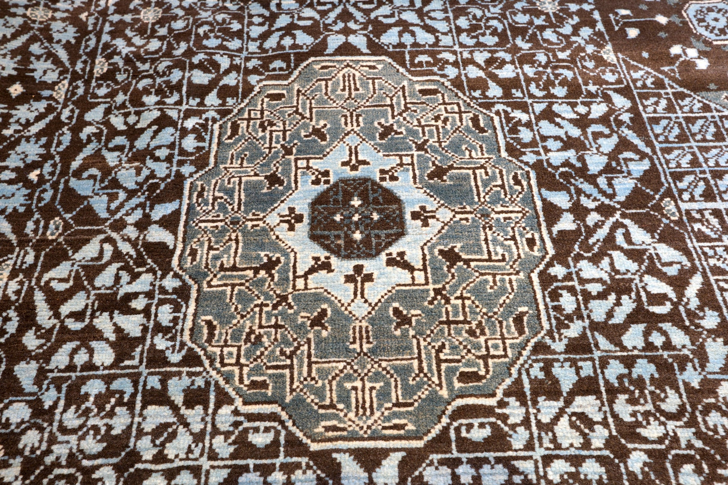 Oversized Mamluk Revival Carpet with Central Octagonal Medallion