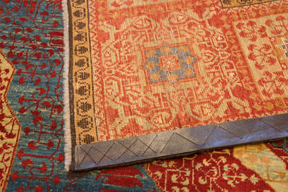 Grand Mamluk Revival Carpet with Twin Medallions