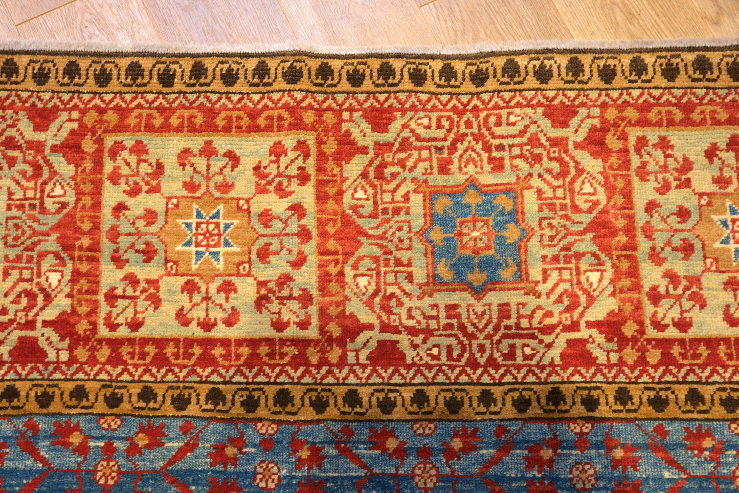 Grand Mamluk Revival Carpet with Twin Medallions