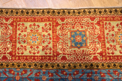 Grand Mamluk Revival Carpet with Twin Medallions