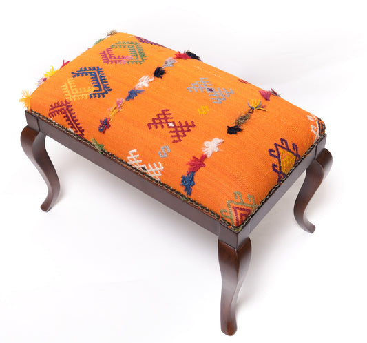 Kilim Ottoman Chair – P40007