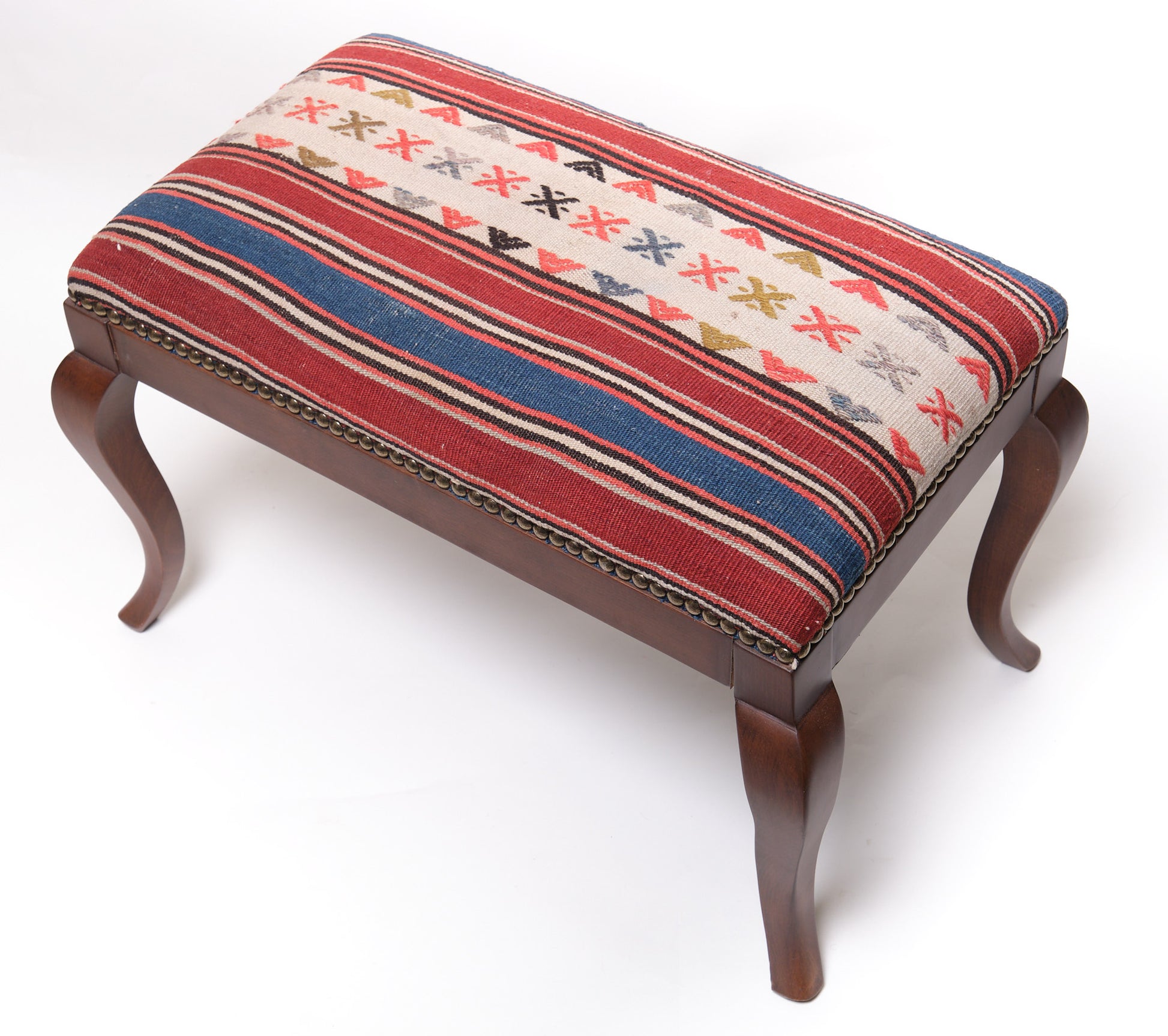 Kilim Ottoman Chair – P40010