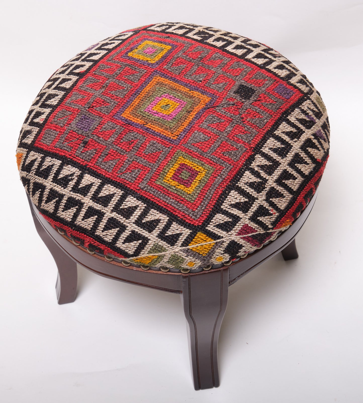 Kilim Ottoman Chair – P40026