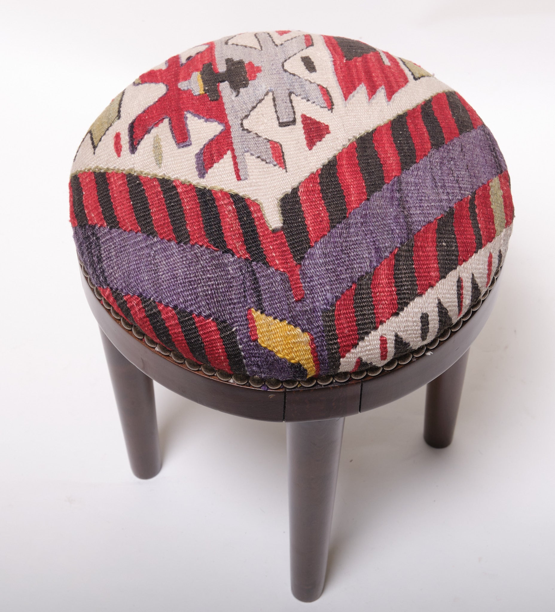 Kilim Ottoman Chair – P40037