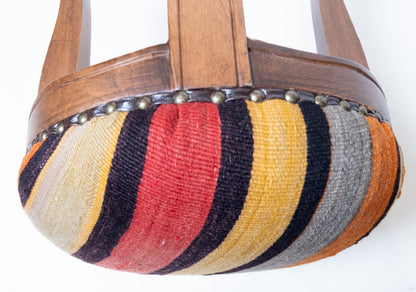 Kilim Ottoman Chair – P50002
