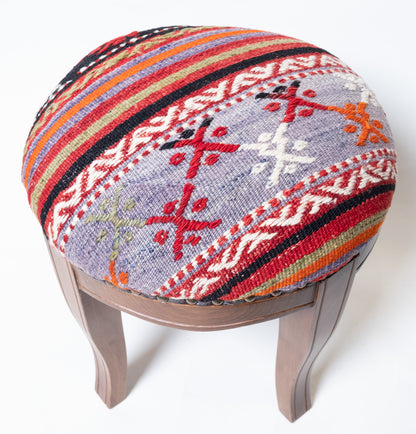 Kilim Ottoman Chair – P50008