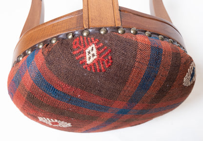 Kilim Ottoman Chair – P50010