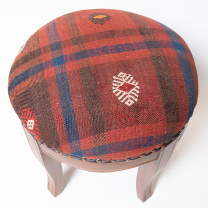 Kilim Ottoman Chair – P50010