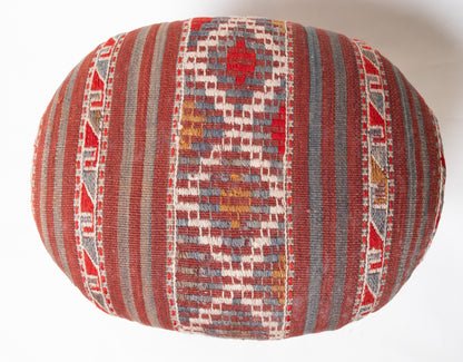 Kilim Ottoman Chair – P50017