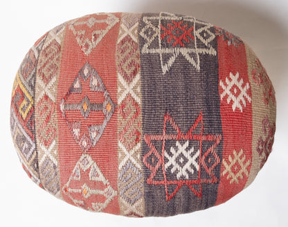Kilim Ottoman Chair – P50018