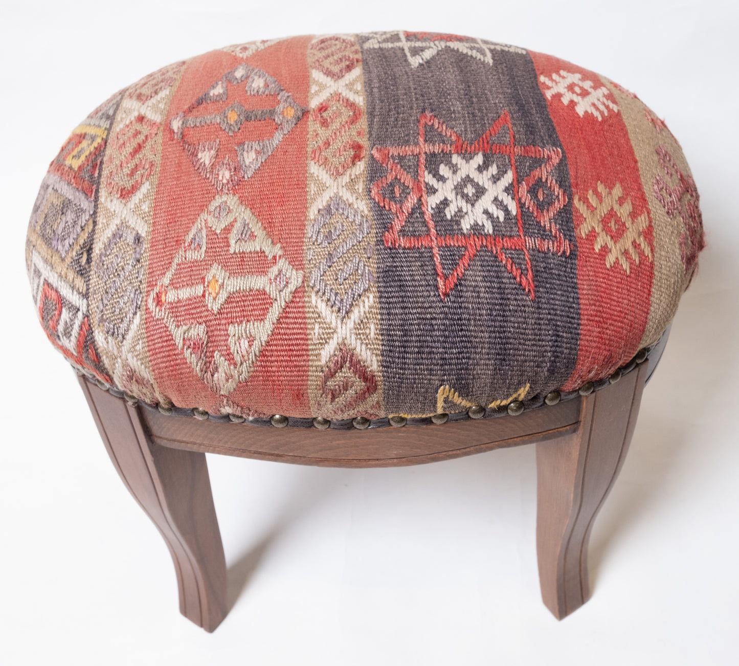 Kilim Ottoman Chair – P50018