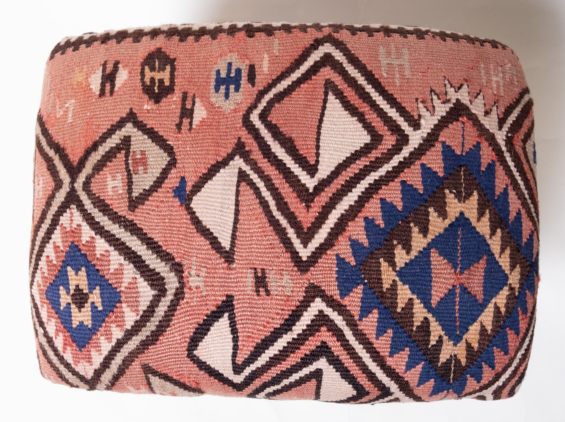 Kilim Ottoman Chair – P50019