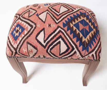 Kilim Ottoman Chair – P50019