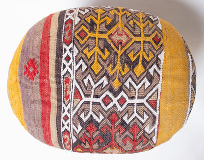 Kilim Ottoman Chair – P50028