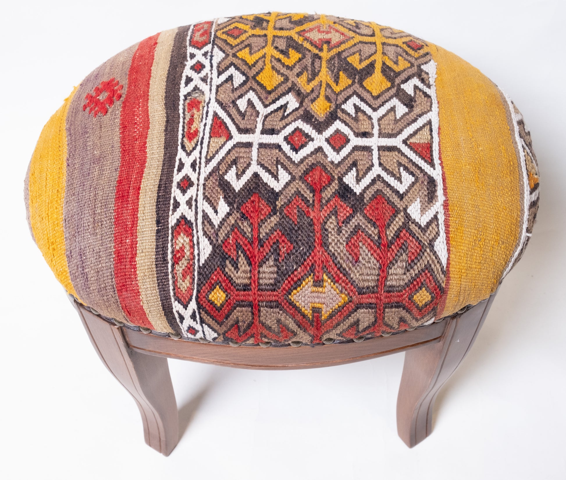 Kilim Ottoman Chair – P50028