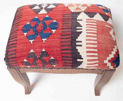Kilim Ottoman Chair – P50029