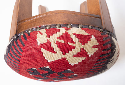 Kilim Ottoman Chair – P50030