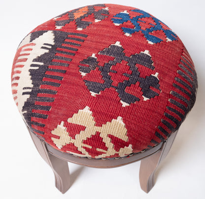 Kilim Ottoman Chair – P50030