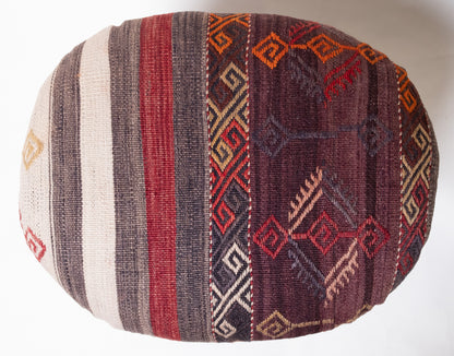 Kilim Ottoman Chair – P50031