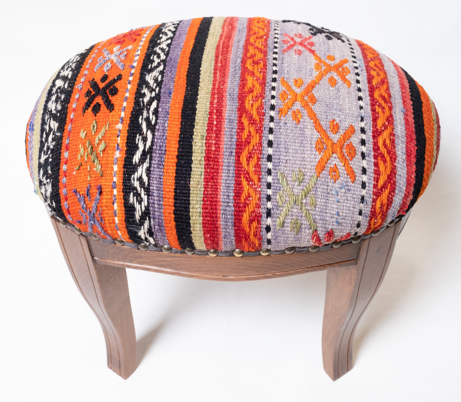 Kilim Ottoman Chair – P50032