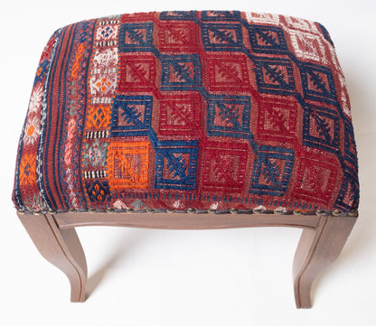 Kilim Ottoman Chair – P50035