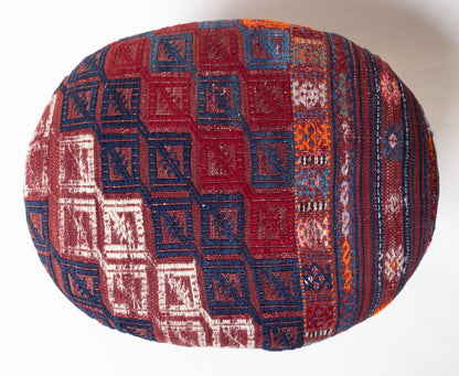 Kilim Ottoman Chair – P50036