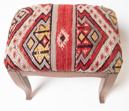 Kilim Ottoman Chair – P50037