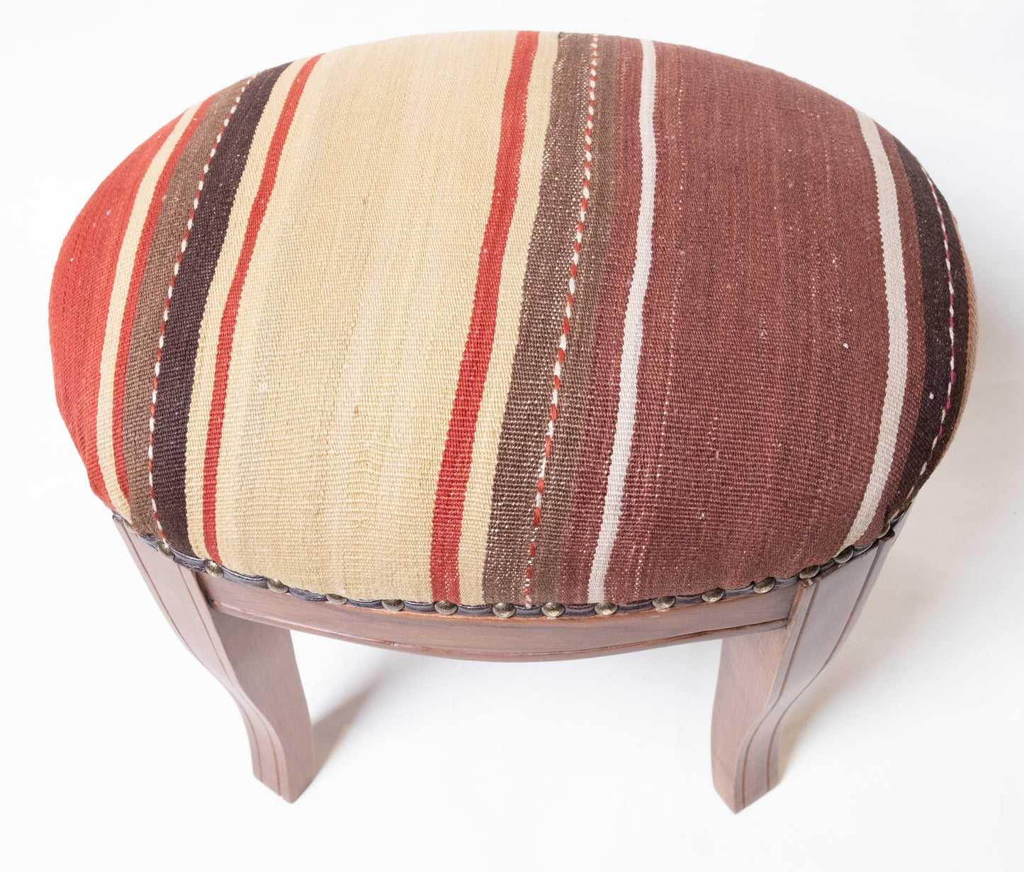 Kilim Ottoman Chair – P50038