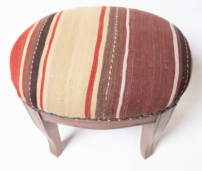 Kilim Ottoman Chair – P50038