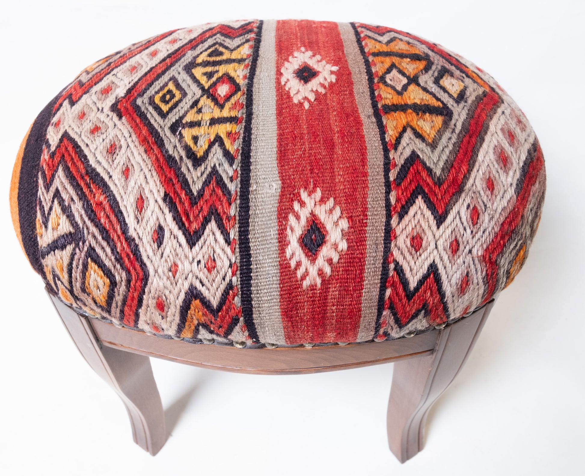 Kilim Ottoman Chair – P50044