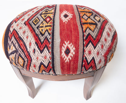 Kilim Ottoman Chair – P50044