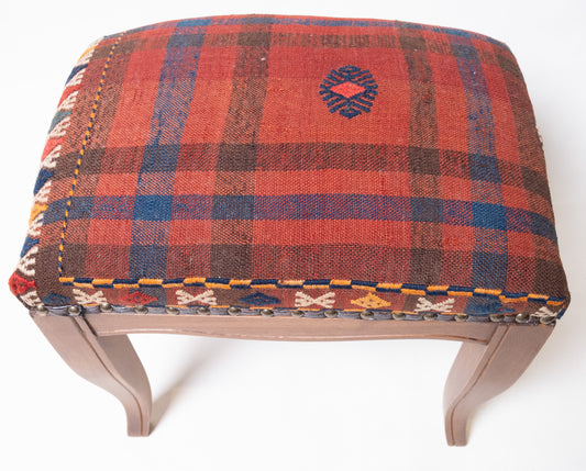 Kilim Ottoman Chair – P50045