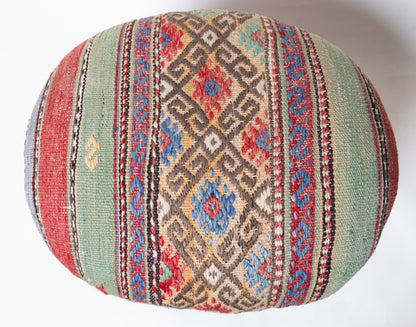 Kilim Ottoman Chair – P50047