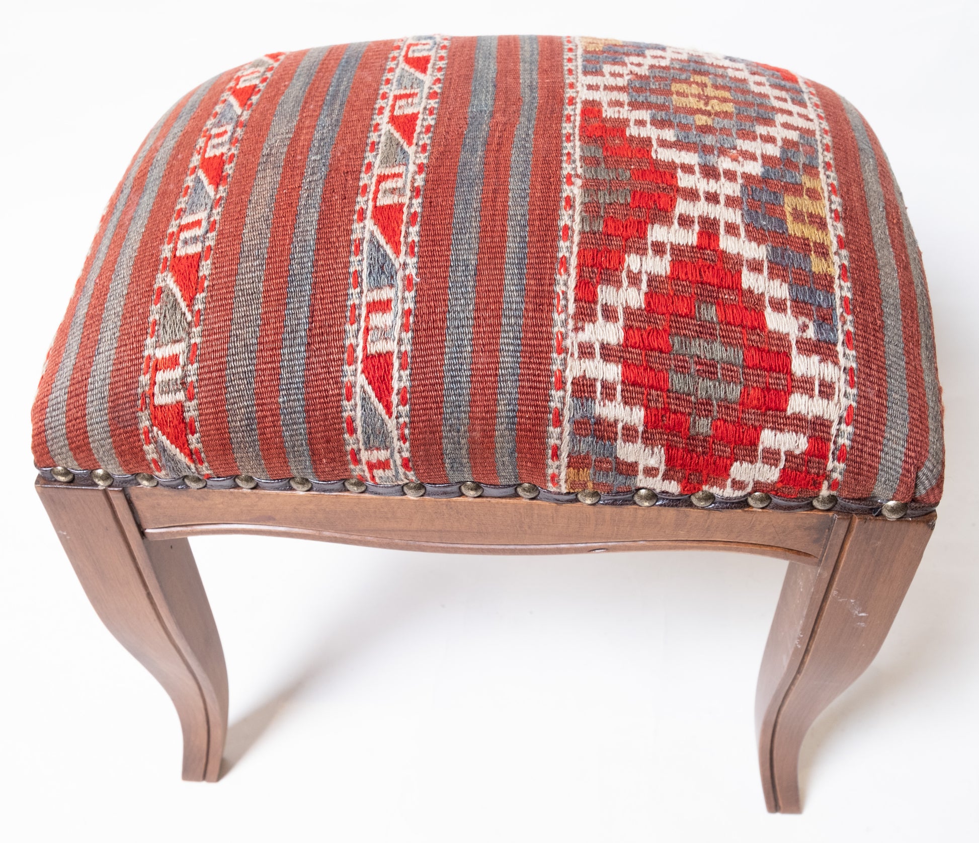 Kilim Ottoman Chair – P50048