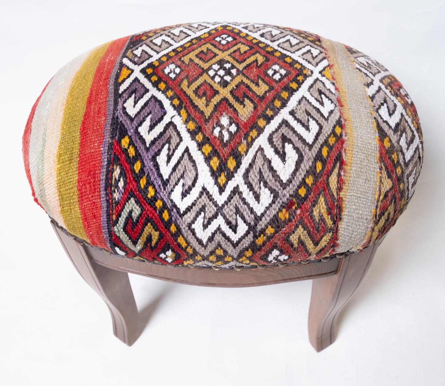 Kilim Ottoman Chair – P50051