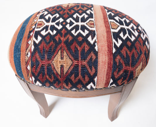 Kilim Ottoman Chair – P50052