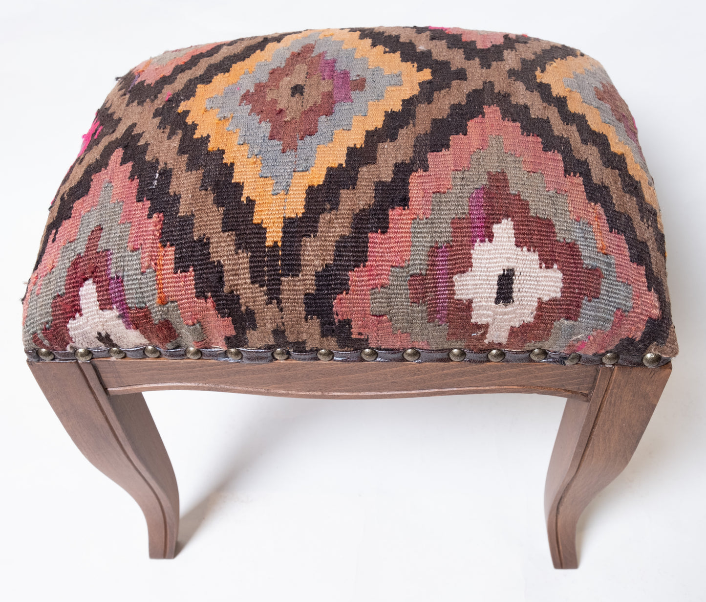 Kilim Ottoman Chair – P50054