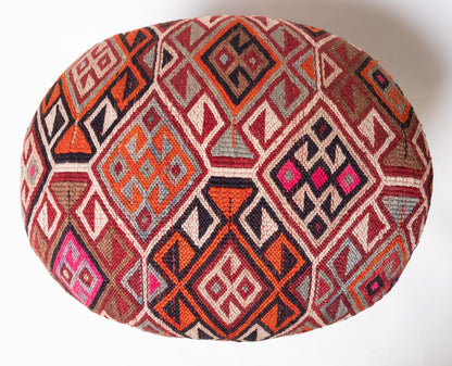 Kilim Ottoman Chair – P50055