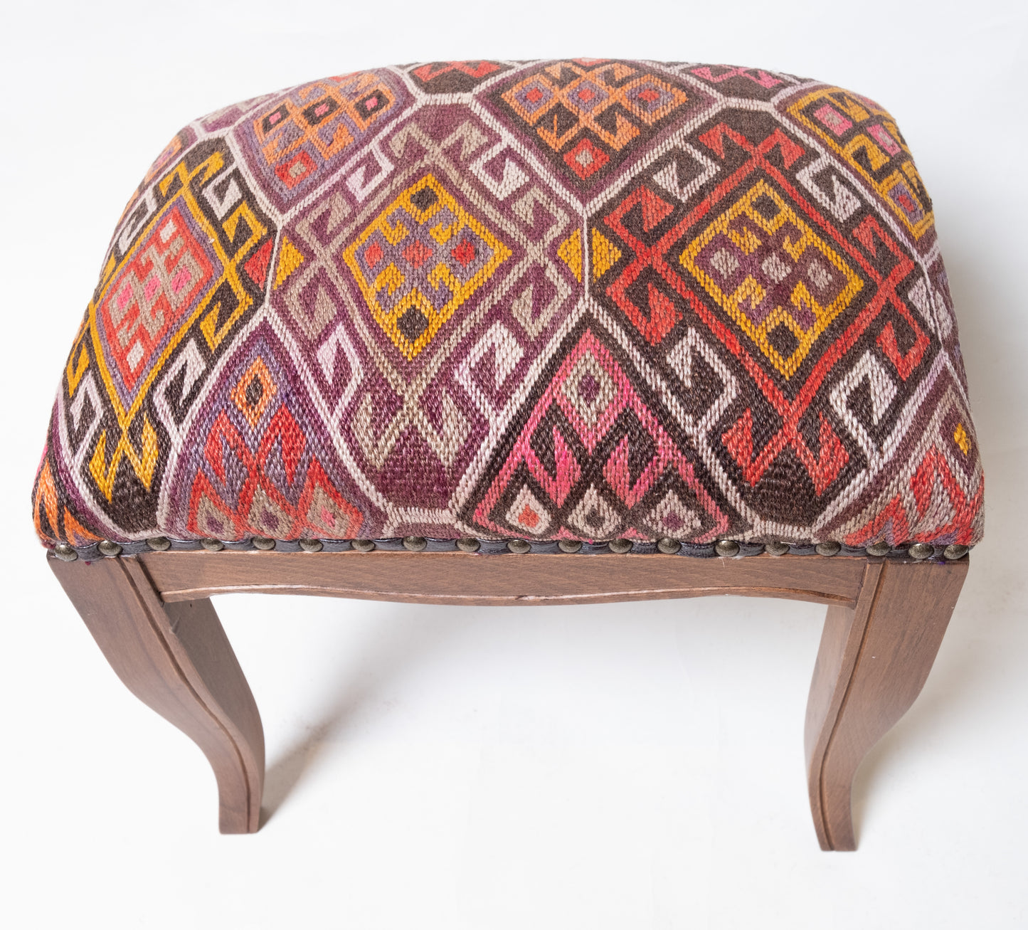 Kilim Ottoman Chair – P50060