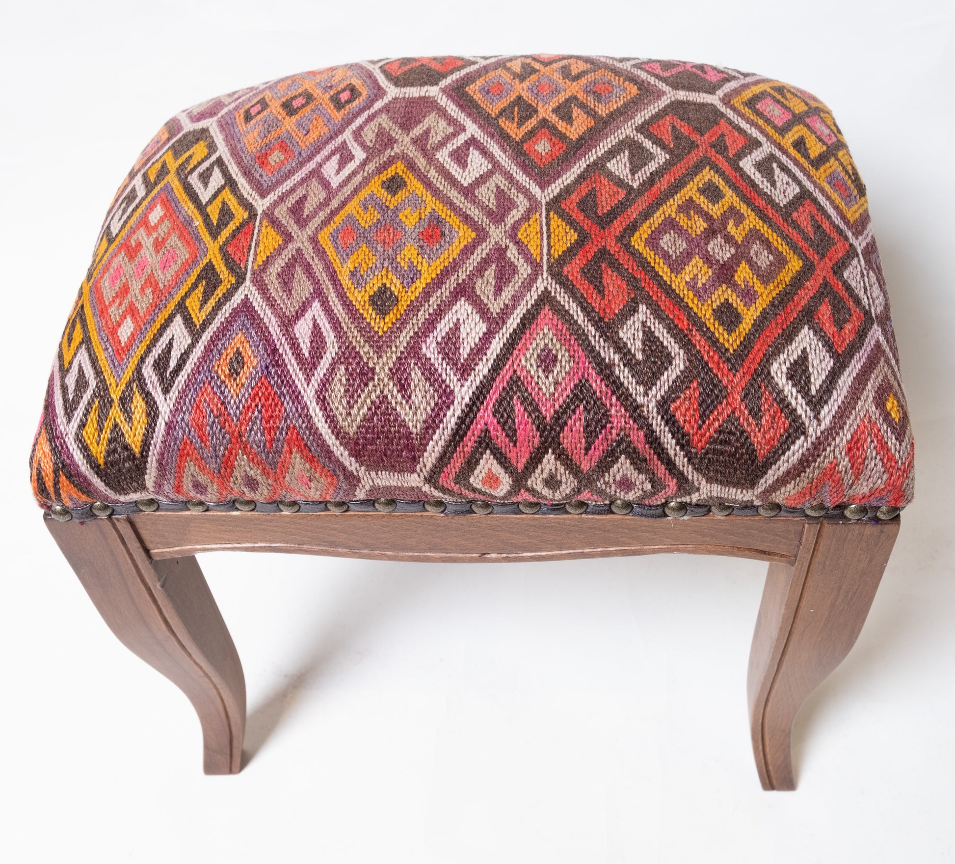 Kilim Ottoman Chair – P50060