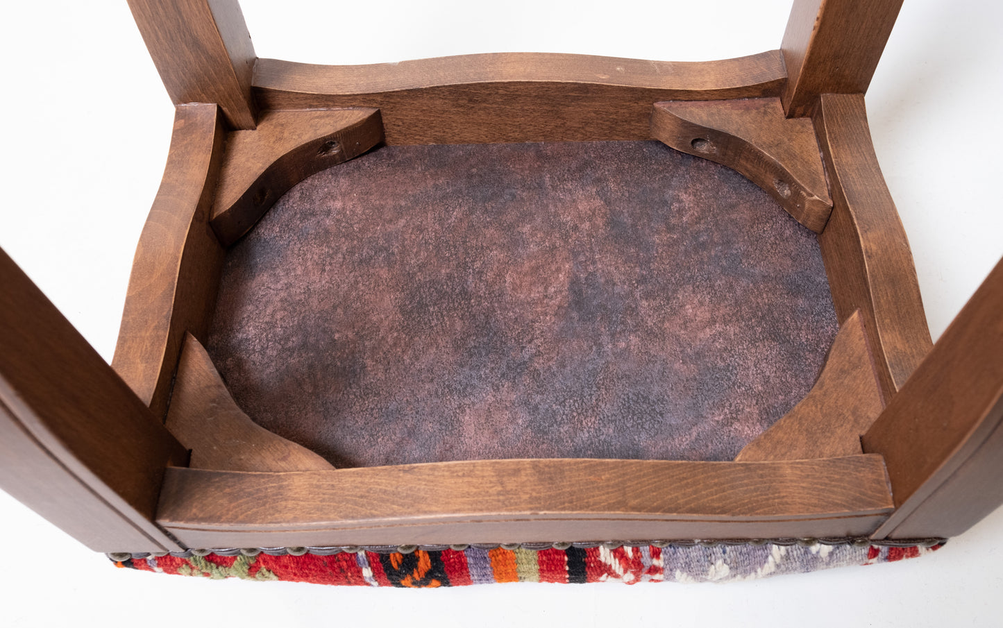 Kilim Ottoman Chair – P50063
