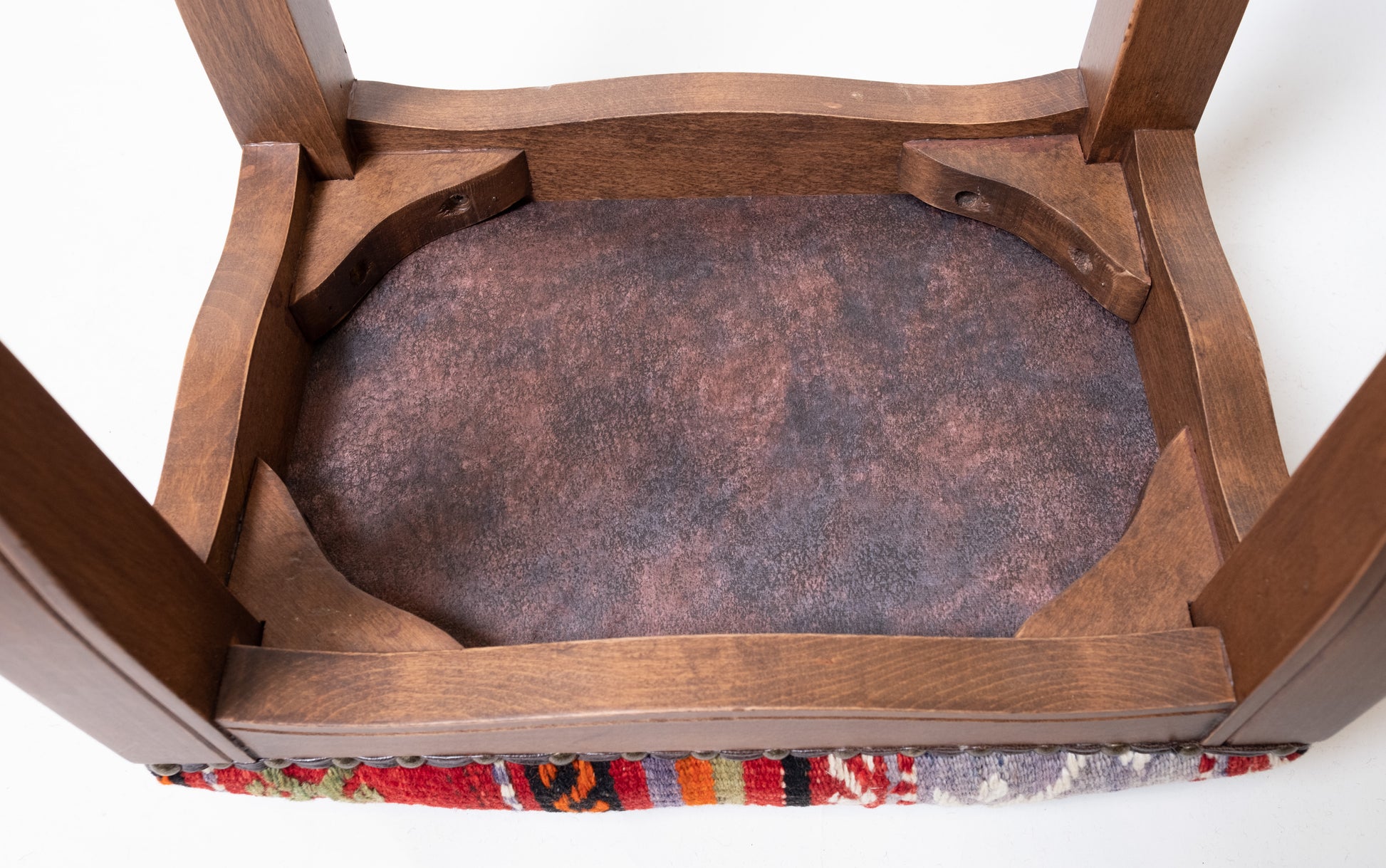Kilim Ottoman Chair – P50063